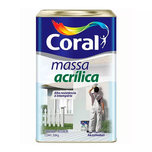 Massa Acrílica de 25Kg Coral